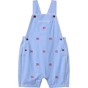 Janie and Jack baby-boys Flag Icon Overall (Infant)