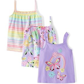 The Children's Place Baby Girls' and Toddler Strappy Summer Tank Tops