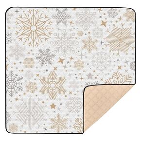 عيد ميلاد هندسي ناعم سميك الطفل playmat لغسل الأرضية قابلة للغسل حصيرة للأطفال الصغار الأطفال الصغار ، 50 '× 50' '