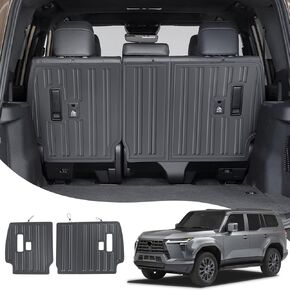 2 PCs Seat Back Protective Pad for for 2024-Present Lexus GX550 GX 550h Rear Chair Anti-Kick Scratch Panel Interior Modification Accessories (5/7 Seats)