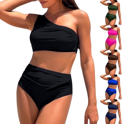 Tankini Swimsuits for Women Tummy Control with Full Coverage Bathing Suits Two Piece Sets Beach Athletic Swimwear in Saudi Arabia