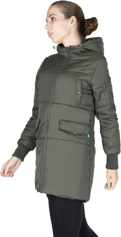 Waterproof Maternity Coat with 3in1 panel extender patented technology bomber style | Faith in Saudi Arabia