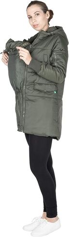 Waterproof Maternity Coat with 3in1 panel extender patented technology bomber style | Faith in Saudi Arabia