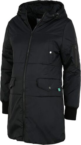 Waterproof Maternity Coat with 3in1 panel extender patented technology bomber style | Faith in Saudi Arabia