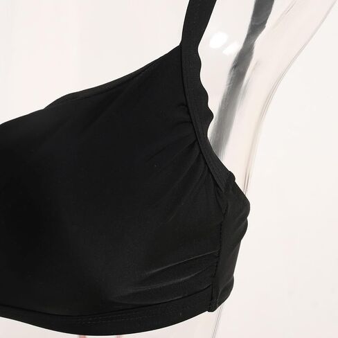 Maternity Swimsuit for Women Two Piece Bikini Set Bandeau Top Low Rise Bottom Bathing Suits Trendy Pregnancy Swimwear in Saudi Arabia