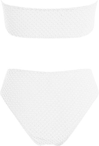 Maternity Swimsuit for Women Two Piece Bikini Set Bandeau Top Low Rise Bottom Bathing Suits Trendy Pregnancy Swimwear in Saudi Arabia