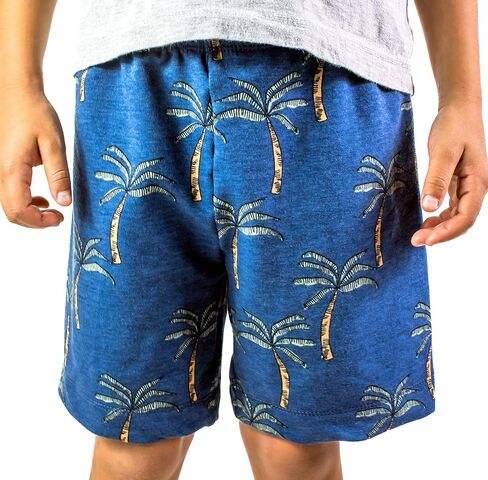 Dear Earth Organic Cotton French Terry Infant and Toddler Print Board Short in Kuwait