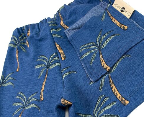 Dear Earth Organic Cotton French Terry Infant and Toddler Print Board Short in Kuwait