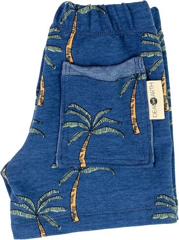 Dear Earth Organic Cotton French Terry Infant and Toddler Print Board Short in Kuwait