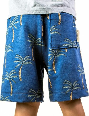 Dear Earth Organic Cotton French Terry Infant and Toddler Print Board Short in Kuwait