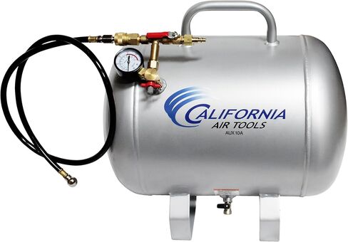 California Air Tools CAT-AUX05A Lightweight Portable Aluminum Air Tank, 5 Gallon, Silver in Kuwait