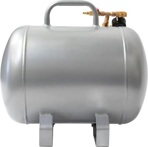 California Air Tools CAT-AUX05A Lightweight Portable Aluminum Air Tank, 5 Gallon, Silver in Kuwait