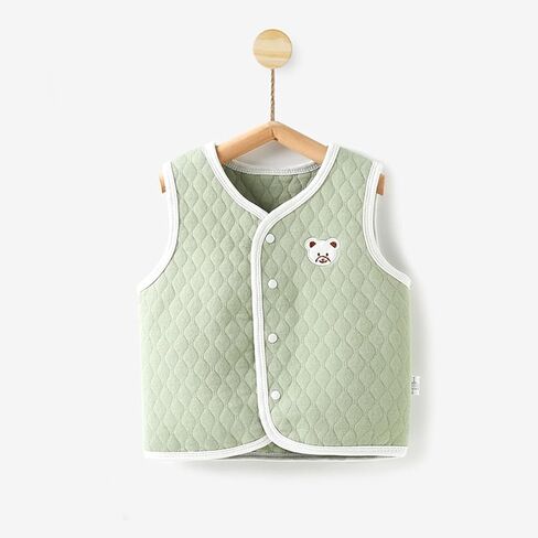 Unisex Baby Cotton Warm Vests Unisex Infant to Toddler Padded Waistcoat Baby Warm Jacket Cotton Vest in Saudi Arabia