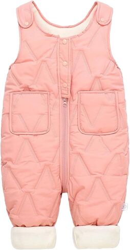 Toddler Snow Pants Baby Boys Girls Winter Thicken Warm Snowsuit Overalls Jumpsuit in Saudi Arabia