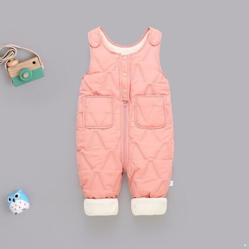 Toddler Snow Pants Baby Boys Girls Winter Thicken Warm Snowsuit Overalls Jumpsuit in Saudi Arabia