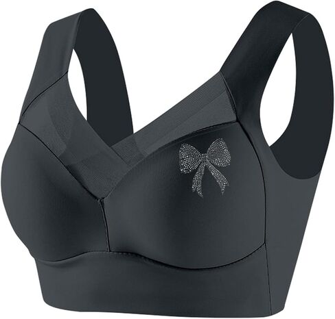 Wireless Bras for Women V Mesh Comfort Bralette Push up Bras No Underwire Seamless Full Coverage T Shirt Everyday Bra in Saudi Arabia
