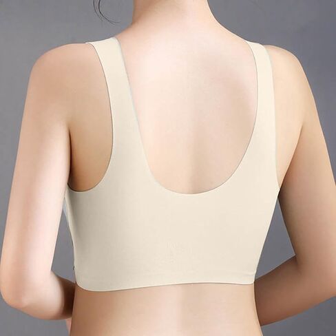 Wireless Bras for Women V Mesh Comfort Bralette Push up Bras No Underwire Seamless Full Coverage T Shirt Everyday Bra in Saudi Arabia