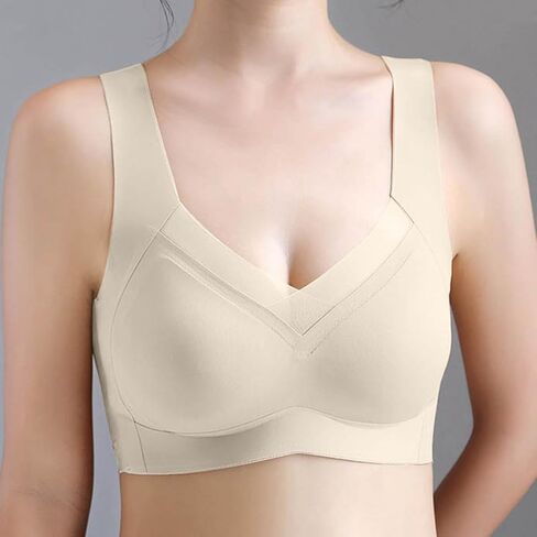 Wireless Bras for Women V Mesh Comfort Bralette Push up Bras No Underwire Seamless Full Coverage T Shirt Everyday Bra in Saudi Arabia