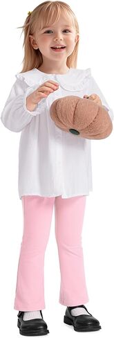 Witwot Toddler Girl Flare Pants Baby Girls Cotton Leggings Bell قيعان الملابس حجم 18 م-5t in Kuwait