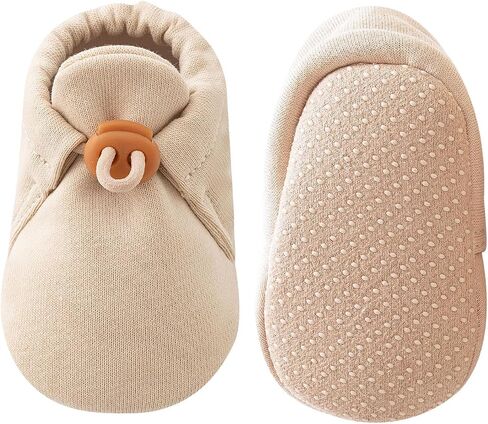 Baby Booties Newborn Infant Shoes Warm Cozy Soft Cotton Boots for Boy Girl in Kuwait