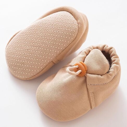 Baby Booties Newborn Infant Shoes Warm Cozy Soft Cotton Boots for Boy Girl in Kuwait