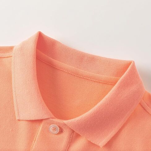Dave & Bella Baby Boys Short Sleeve Polo Stirts Toddler Kids Pique Pique Pique Uniffor in Kuwait