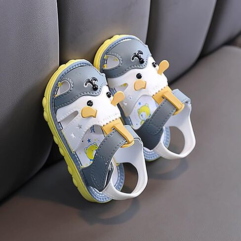 Infant Boys Girls Anti Slip Cartoon Dog Sandals for Outdoor Walking Summer Closed Toe Soft Sole Sport Sneakers in Saudi Arabia
