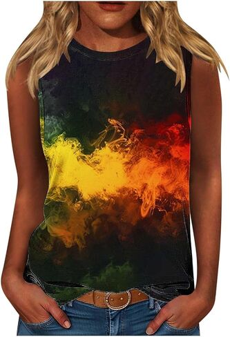 Womens Juneteenth Tank Tops Celebrating Black Freedom 1865 Shirts African American Tops Sleeveless Athletic Tees in Saudi Arabia