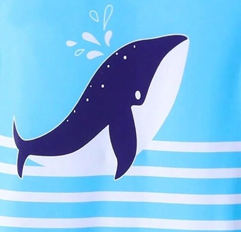 Toddler Baby Swimsuit Boy Infant One Piece Rash Guard Bathing Suit | Toddler Boy Swim Sets,Long Sleeve,Zipper,UPF 50+,Octopus Sharks Cartoon,Toddler Summer Beach Pool Swimwear in Saudi Arabia