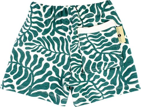 Dear Earth Organic Cotton French Terry Infant and Toddler Print Board Short in Kuwait