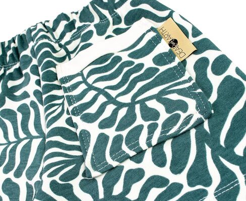 Dear Earth Organic Cotton French Terry Infant and Toddler Print Board Short in Kuwait