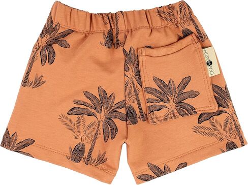 Dear Earth Organic Cotton French Terry Infant and Toddler Print Board Short in Kuwait