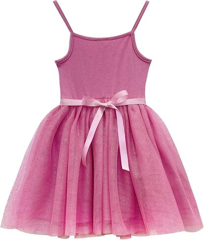 Toddler Baby Girls Tutu Dress Sleeveless Princess Birthday Wedding Party Tulle Sundress for Girl 3-7Y in Saudi Arabia