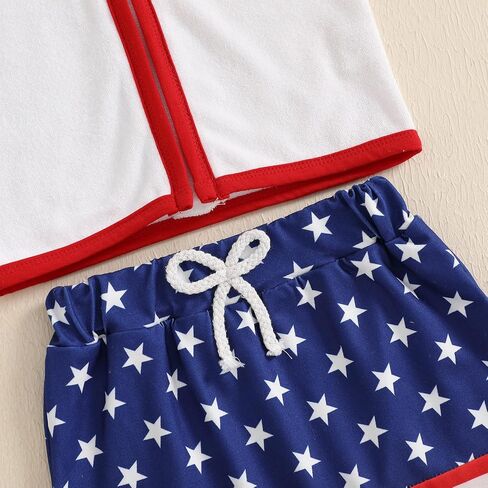 Toddler Baby Boy Independence Day Swimsuit Cover Up Short Sleeve Zipper Hooded Tops Stripted Shorts Towel Bathing Suit in Kuwait