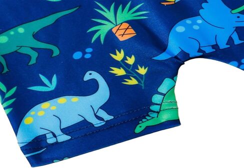 Baby Boy Swimsuit Infant One Piece Rash Guard Bathing Suit Short Sleeve Zipper Toddler Summer Beach Swimwear 0-3 Years in Kuwait