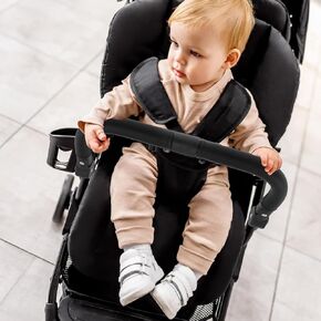 Stroller Bumper Bar, Angle Adjustable Armrest Stroller Handle, Multifunctional Stroller Bumper Handle, Removable Stroller Crossbar, Baby Stroller Bumper Bar Accessories for Baby Stroller