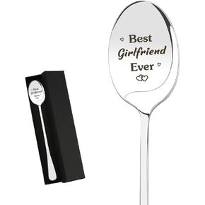 Cool Birthday Gifts for Girlfriends Women, Best Girlfriend Gifts for Gf, Christmas Gift for Girlfriend Romantic, Cute Valentines Day Mothers Day Graduation Spoon Gift for Girlfriends Birthday Unique