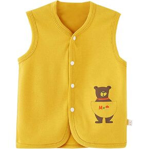 Baby Warm Jacket Cotton Vest, Unisex Infant Toddler Padded Waistcoat Unisex Infant Toddler Padded
