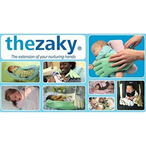 The Zaky Bonding & Positioning by Nurtured by Design - Color: Sky Blue - One Pair– Ergonomic Sleeping Support with Washing Bag- Excellent Physical & Psychological Support for Preemies & Infants