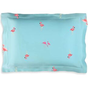 Mustard Seeds Pillow, Light Blue