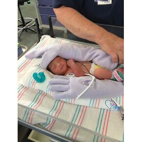 The Zaky Bonding & Positioning by Nurtured by Design - Color: Gray, One Pair– Ergonomic Sleeping Support with Washing Bag- Excellent Physical & Psychological Support for Preemies & Infants
