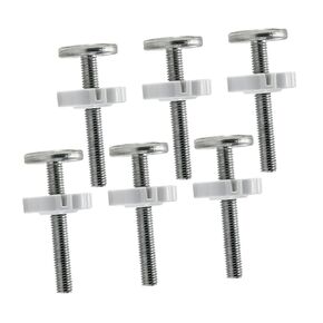 Totority 6pcs Gate Extension Kit Pet Door Gate Hardware Pressure Mount Rods for Toddlers Safety
