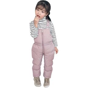 Toddler Kids Snow Ski 𝐁ibs Waterporoof Insulation Ripstop Winter Overalls Snowboard Pants for Boys Girls