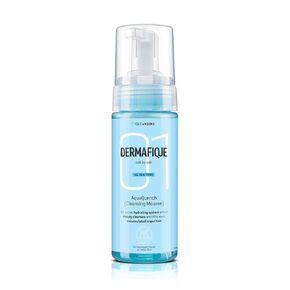 II1.Der_ma_fi_que'II Aquaquench Cleansing Mousse, 150 ml - For Dry Skin - Foaming Face Wash- For Deep Cleansing and Hydration - Paraben free, SLES-free