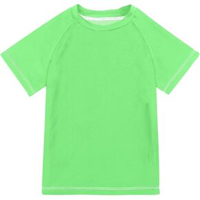 Kids Bathing Suit Short Sleeve Rashguard Girls