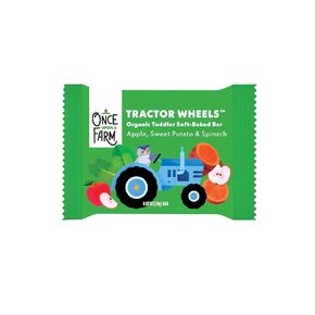 Once Upon a Farm Tractor Wheel Bar, Apple, Sweet Potato & Spinach