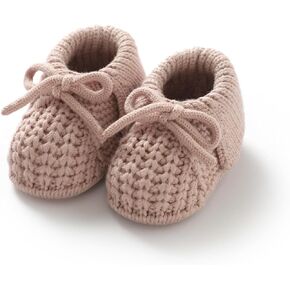 Baby Booties Newborn Boys Girls First Walkers Soft Knit Infant Sock Shoes Cozy Crochet Toddler Crib Boots