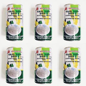 Mong Lee Shang Basil Seed Drink with Honey, 12 FL OZ, Pack of 6