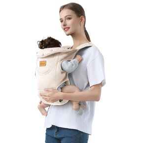 Baby Carrier Newborn to Toddler(7-30lbs), Toddler Carrier Baby Holder Carrier with Adjustable Shoulder Strap, Chest Carriers, Black