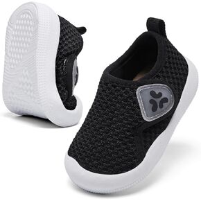 Baby Shoes Infant Boys Girls First Walker Shoes Baby Walking Shoes Lightweight Breathable Sneakers with Non-Slip Soles 0-24 Months